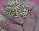 Foto del paso 1 de la receta: Pan plano de trigo sarraceno en grano con nueces y semillas de girasol, 36 h. de fermentación ♥