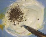 A picture of step 3 of Mayo pasta salad.
