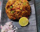सब्जियों से हरा-भरा आलू का भरता (Aloo ka bharta recipe in hindi) रेसिपी चरण 2 फोटो