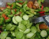 Foto langkah ke 6 dari resep Tumis Teri Pare Pete.