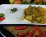 A picture of step 4 of Mix Vegetable with plane Rice #CookpadApp.