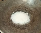 A picture of step 3 of Peanut chikki.