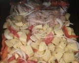 Foto del paso 5 de la receta: Pollo al horno con verduras