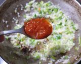 A picture of step 9 of Cabbage Manchurian Dry.