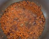 A picture of step 3 of Red Lentil Dahl with Eggs.