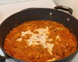 Hình bước làm 5 của món Butter chicken (gà sốt bơ kiểu Ấn)