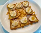 รูปขั้นตอนการทำที่ 3 ของ Banana honey toast เมนูง่ายๆ จากเซเว่น 7-11