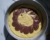 Foto langkah ke 4 dari resep Bolu Marmer Susu Lembut No Mixer.