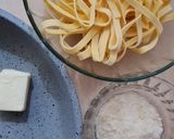 Foto del paso 1 de la receta: Fettuccine "Alfredo" de Alfredo alla Scrofa restaurant en Roma, Italia 🇮🇹 🍝