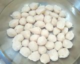 Foto langkah ke 6 dari resep Baso ikan, fukian, tahu kok (khas bangka).