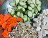 Foto langkah ke 2 dari resep Tumis tahu sayuran.