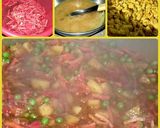 A picture of step 2 of Vegetable Egg Fried Rice #CookpadApp.