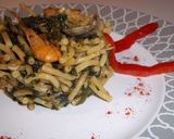 Foto del paso 11 de la receta Timbal de fideuá con bacalao y espinacas
