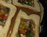 A picture of step 4 of Simple bread and egg.