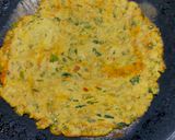 A picture of step 2 of Methi Thepla.