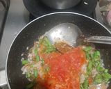 A picture of step 2 of Beans Pulao.