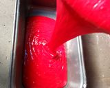 A picture of step 9 of Red velvet cake loaf.