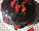 Foto del paso 5 de la receta: Torta de chocolate con ganache de chocolate y frutillas. 🍓🍓🍓