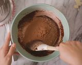 A picture of step 2 of Mint brownies.