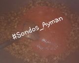صورة لخطوة 3 من وصفة معكرونة محمرة بالصلصه