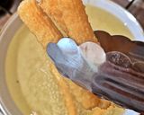 Churros, csokis karamellel recept fázis 10 fotója