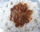 A picture of step 8 of Rajma Masala.