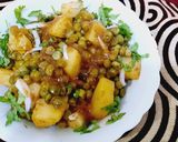 A picture of step 4 of Alu matar chat.
