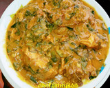 A picture of step 8 of Oha soup.