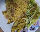 Foto del paso 4 de la receta: Arroz de salchicha con verduras