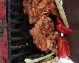 Foto del paso 5 de la receta: Pollo asado + puré de papas + zuchini y chile dulce asados