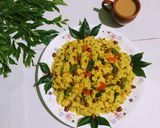 A picture of step 10 of Rawa Upma.