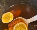 Hình bước làm 1 của món Sparkling Cider mixed with cinnamon(nước táo nấu với quế)