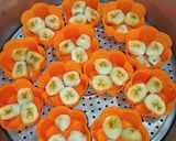 Foto langkah ke 2 dari resep 437. Nagasari Pisang Bunga Telang.