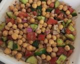 A picture of step 4 of Easy & Healthy Chickpea Salad.