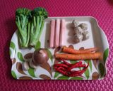 Foto langkah ke 1 dari resep Sosis Sayur Saus Tiram.