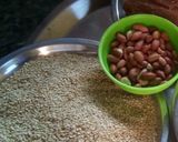 A picture of step 1 of Til jaggery ki chikki.