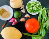 Hình bước làm 6 của món Vào bếp cùng con: Taco tôm với tortilla từ bột mì và sốt salsa xoài