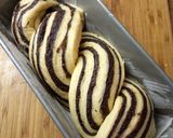Foto langkah ke 6 dari resep Roti Babka isi Cokelat dan Kacang.
