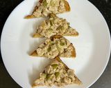 A picture of step 4 of Creamy Walnut Mushroom 🍄‍🟫 Toast.