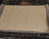 Foto del paso 4 de la receta: Flores de calabacín, salmón y queso