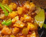 A picture of step 8 of Kumror chokka (Pumpkin & Poteto Sabji).