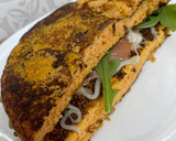 Foto del paso 3 de la receta: Crepe de zanahoria relleno de salmón ahumado