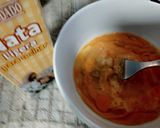 Foto del paso 3 de la receta Calabaza rellena con queso azul, jamón y nata