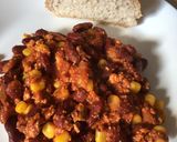 Vegán chilis bab recept fázis 4 fotója