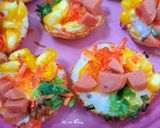 Hình bước làm 2 của món Bánh trứng cút nướng