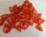 A picture of step 4 of My Cod and Basil Tomato Salsa.