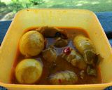Foto langkah ke 4 dari resep Gule cumi isi tahu🐙.
