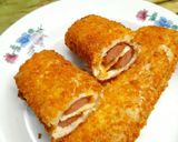Foto langkah ke 4 dari resep Roti Tawar Sosis Mayo.