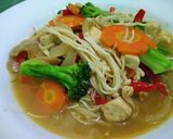 Foto langkah ke 6 dari resep Tumis Enoki Mantap.