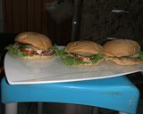 A picture of step 7 of Homemade burger.